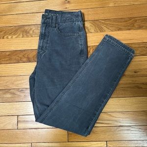 american eagle gray corduroy super stretch mom jean 0 regular
